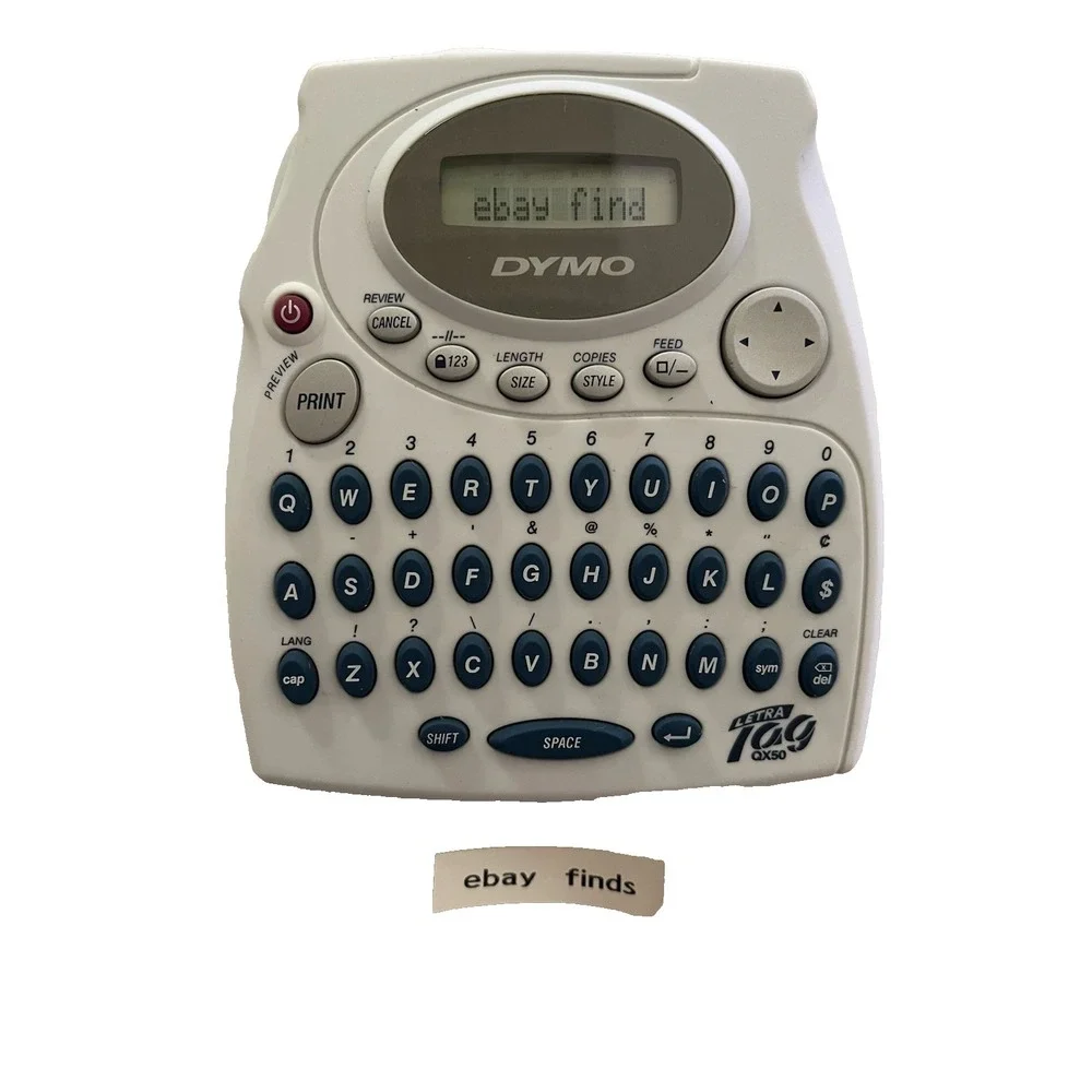 Dymo LetraTag QX50 Label Maker Handheld‎ Electronic Printer – Pre-Owned Tested